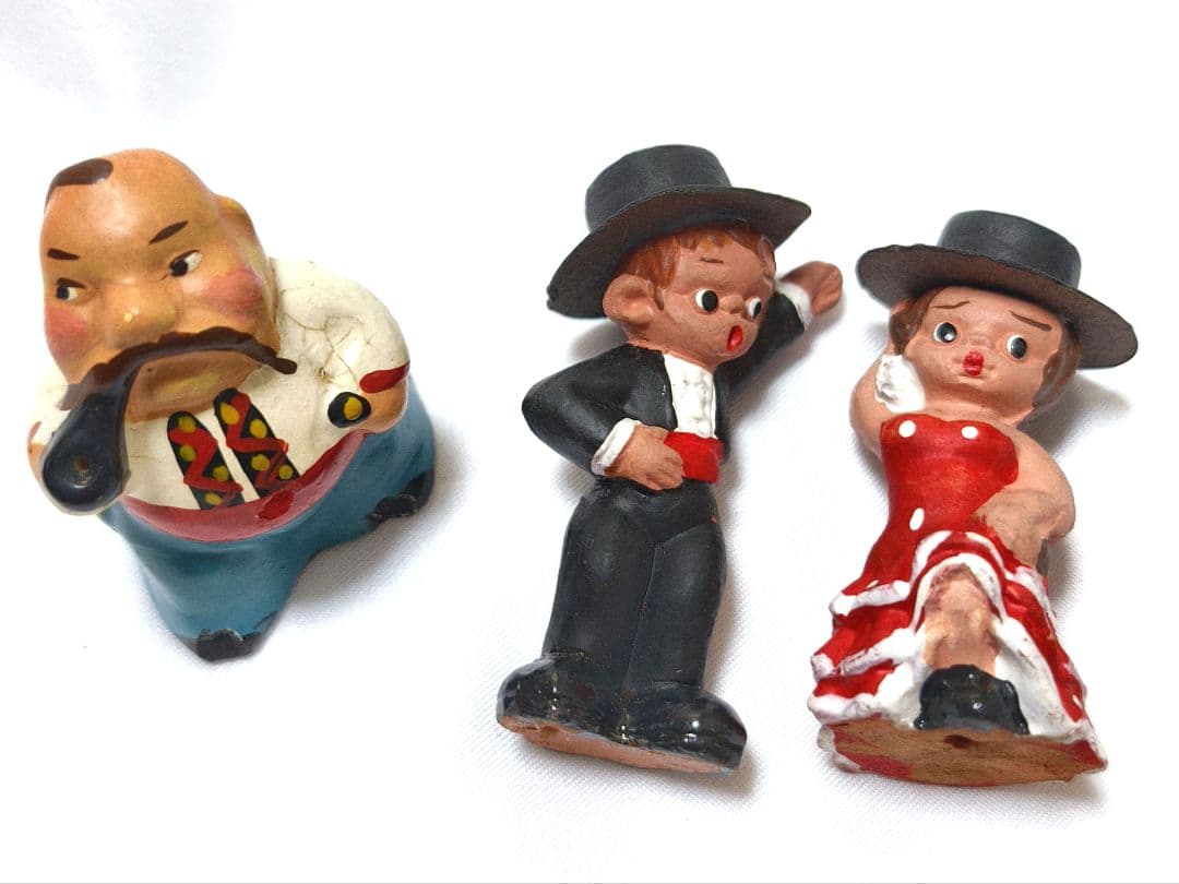 昭和レトロ人形 11点 まとめ ソフビ キューピー くるみ割り人形 こけし 異国