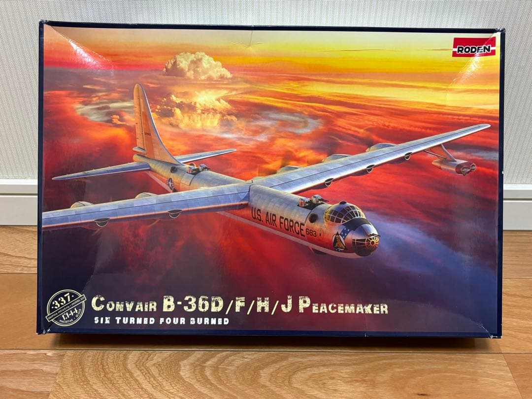 ローデン 1/144 コンベア B-36D/F/H/J ピースメーカー戦略爆撃機 Amazon | ローデン(Roden) 1/144 アメリカ空軍 コンベア B-36D ピース