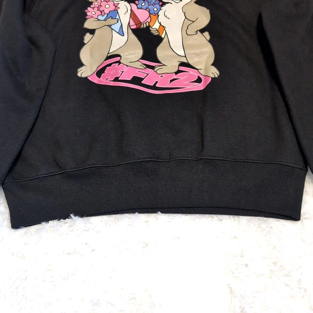 極美品✨️ FR2 パーカー ファイヤーパターン 色情兎 bunny 妖艶 希少