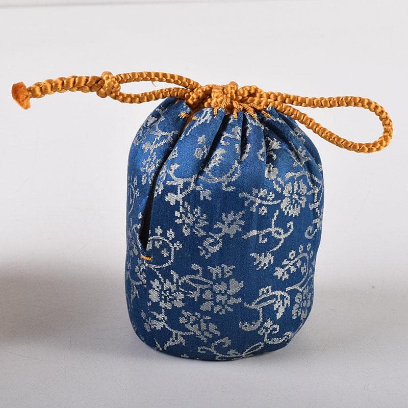 茶道具 萩焼 天寵山 七代 兼田三左エ門造 肩衝茶入 仕覆付 共箱 V 8140