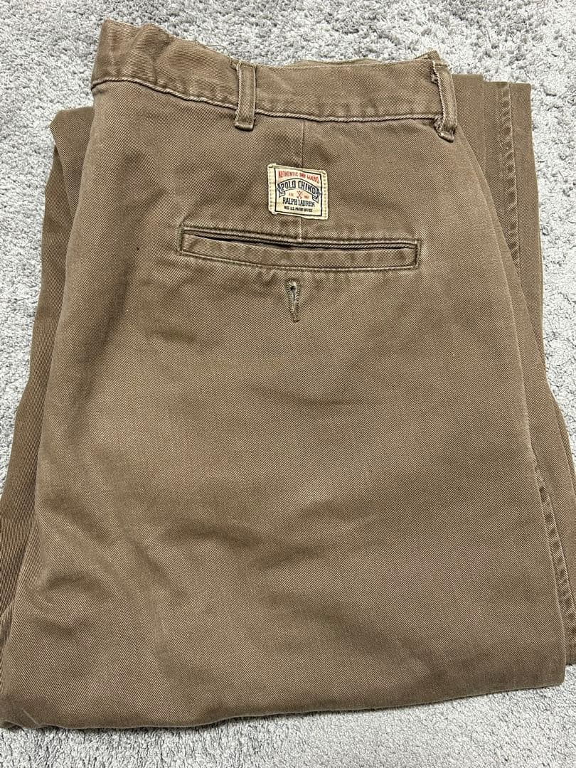 初期タグ】ラルフローレン ポロチノ USA製 W34