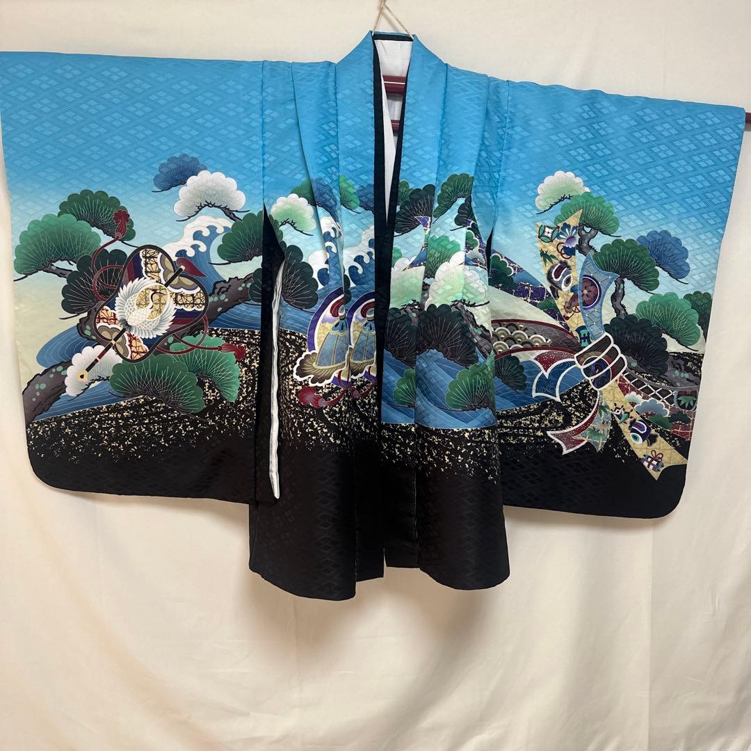 七五三　3歳5歳　男の子　着物　一式セット