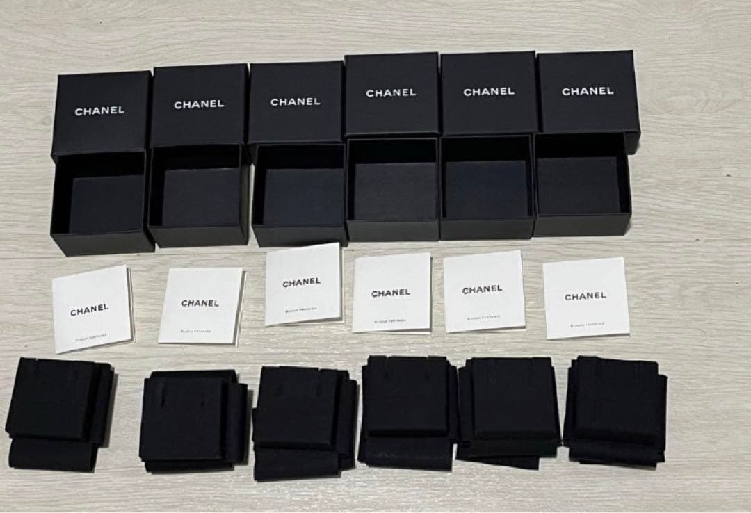 CHANEL シャネル 空箱 アクセサリーボックス 21箱 まとめ売りCHANEL