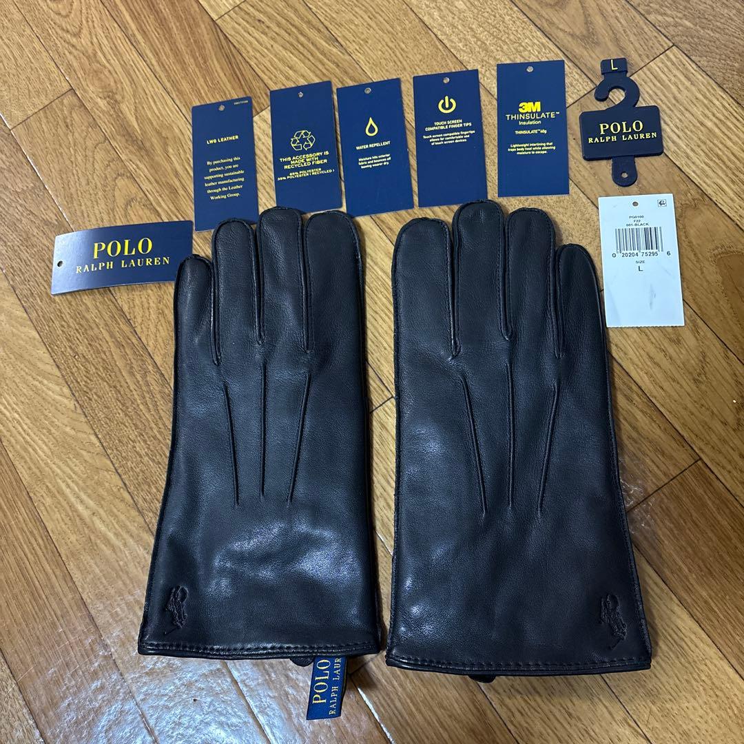 ラルフローレンメンズ皮革手袋 POLO RALPH LAUREN（ポロ・ラルフローレン） ポロ ラルフローレン 手袋