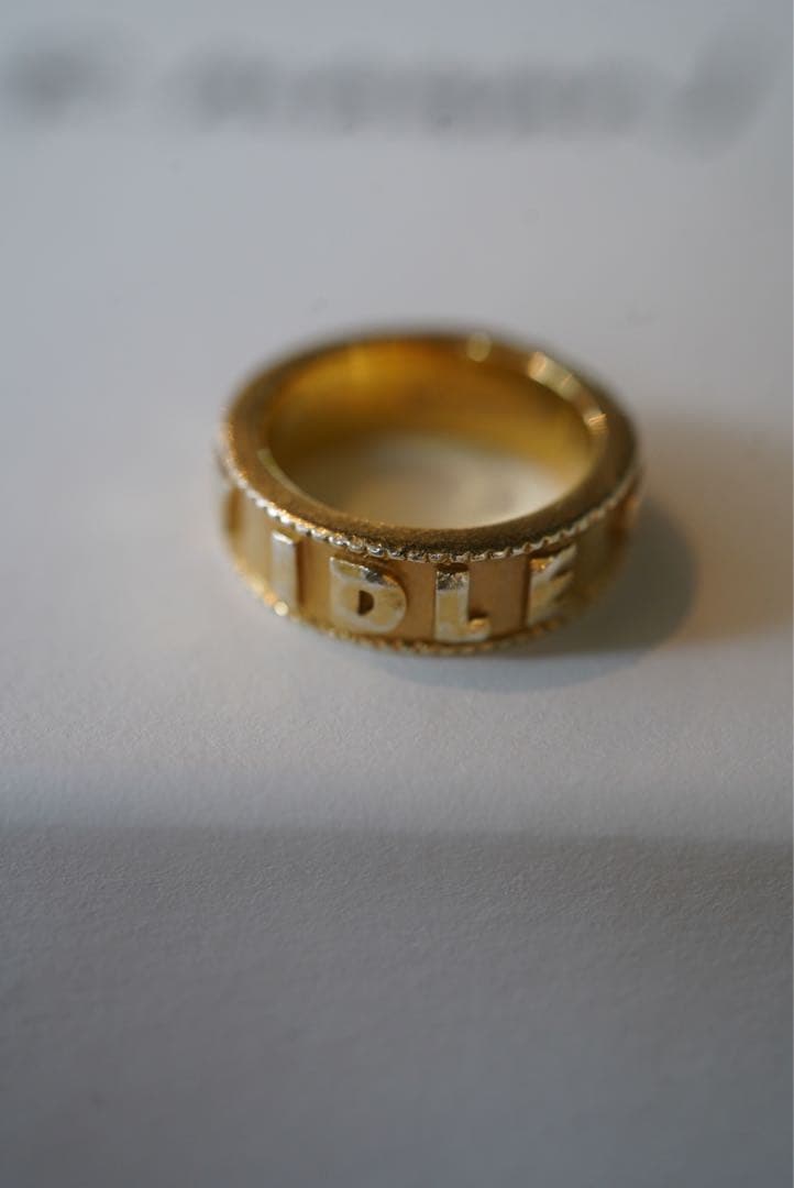 【R.ALAGAN】ENGRAVED RING IDLE CURIOSITY