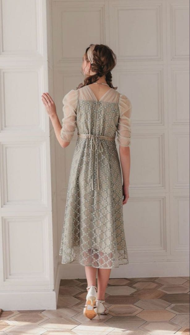 タグなし新品 Dorry Doll ダイヤフラワーレースドレス M - メルカリ