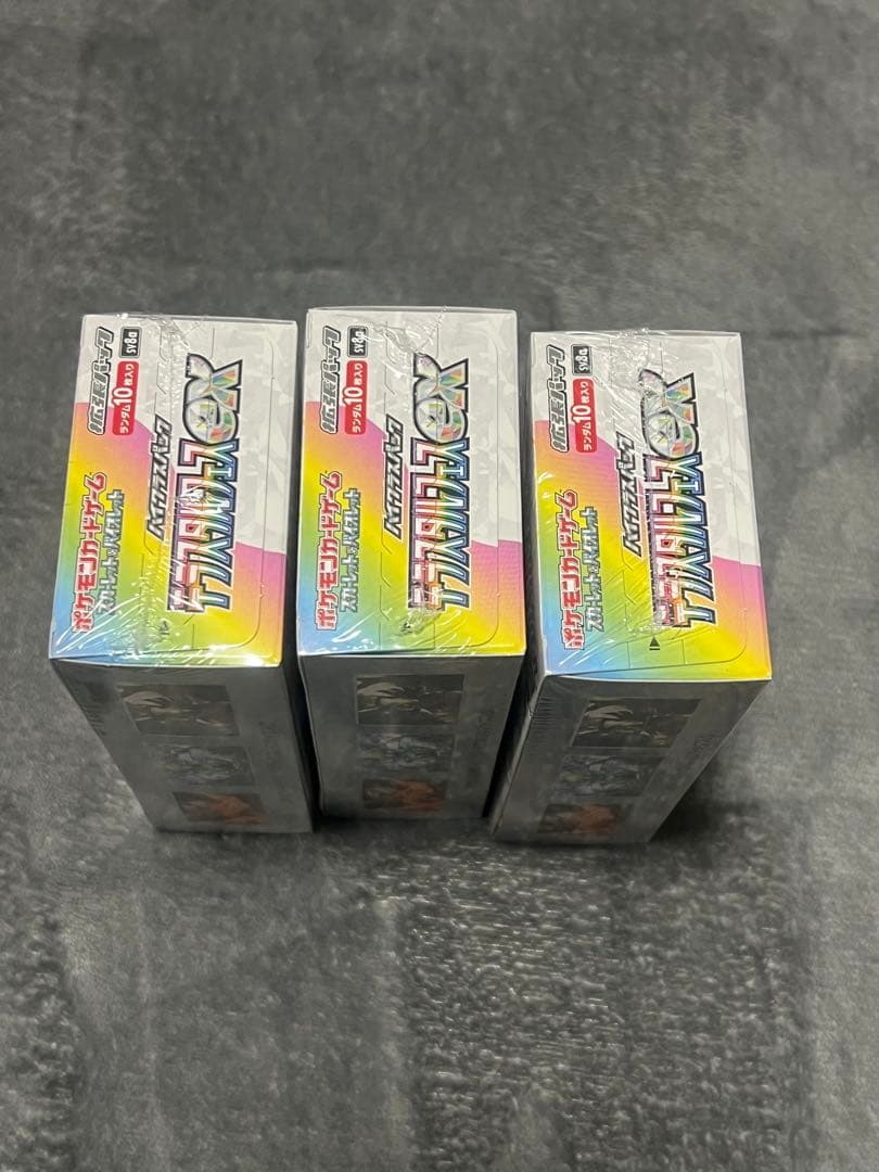 ポケモンカードテラスタルフェスex 3BOX シュリンク付き新品未開封