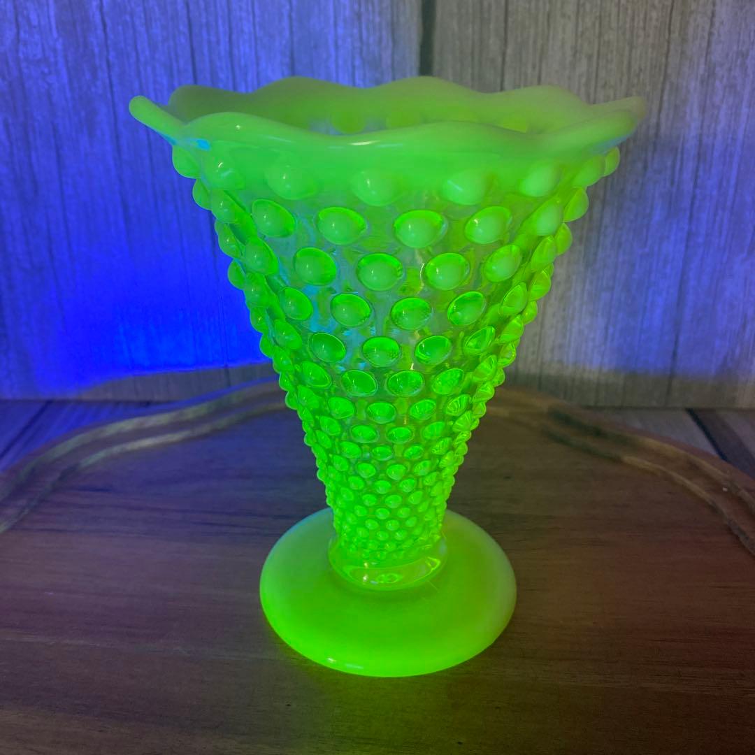 フェントン 人気ホブネイル トパーズオパールセント ウランガラス