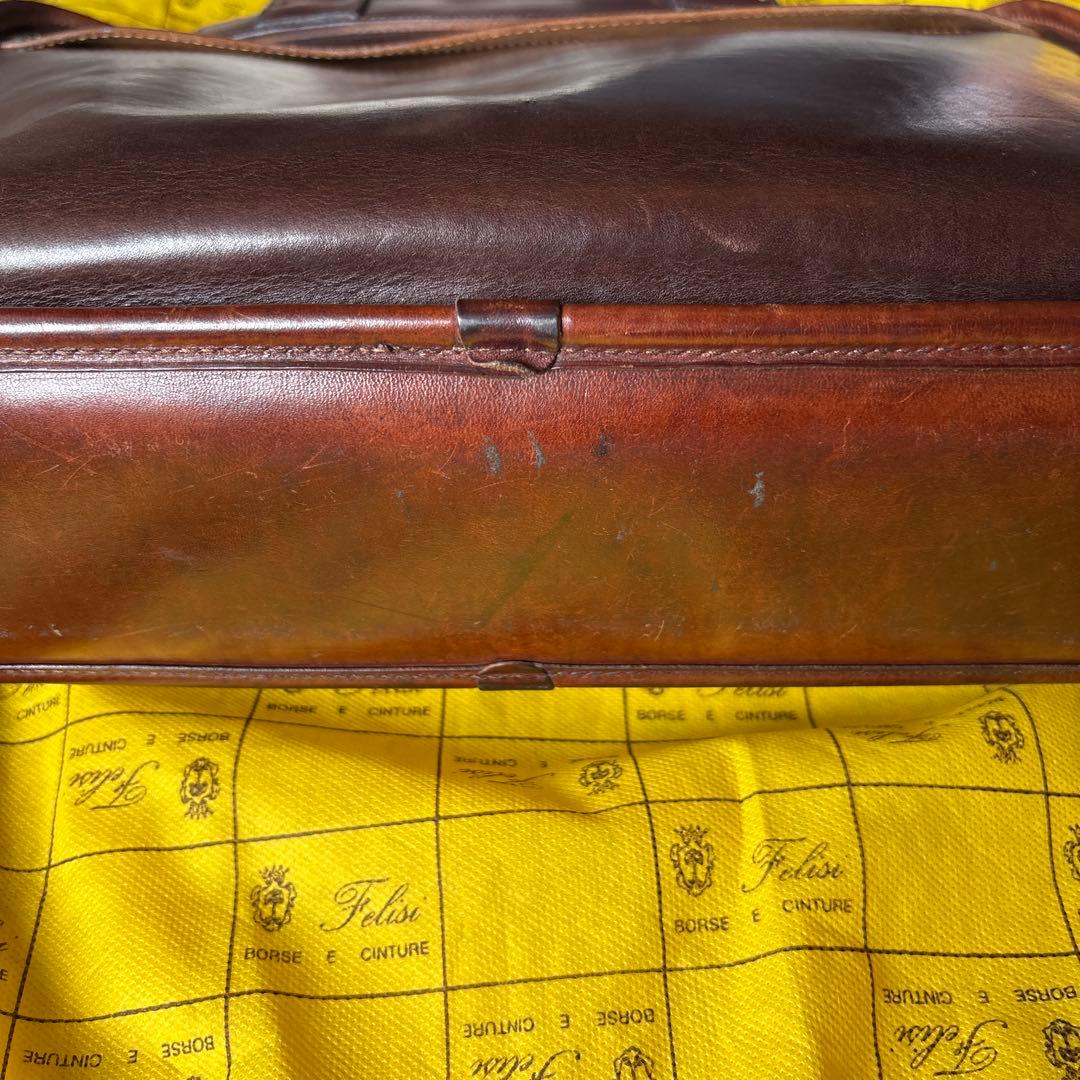 フェリージ　8637/3 ネイビー　オールレザー