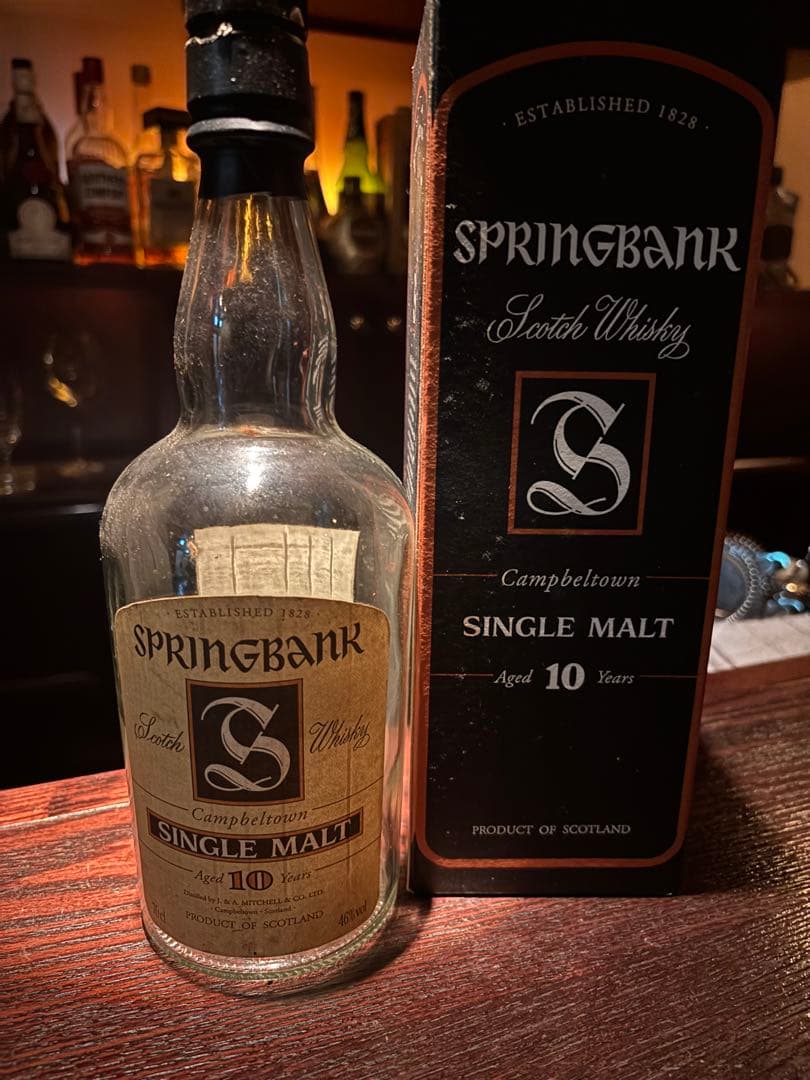 空瓶‼️SPRINGBANK シングルモルトウイスキー 10年〜32年