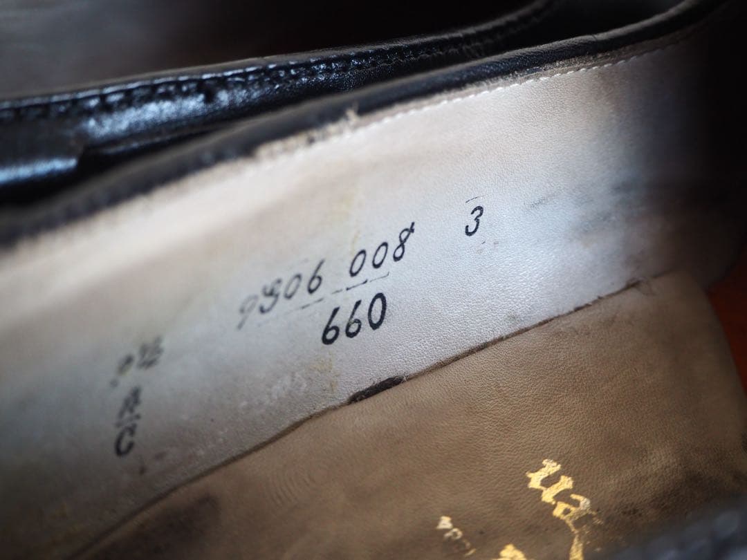 靴 Alden 660 Black Tassle Loafers US91/2