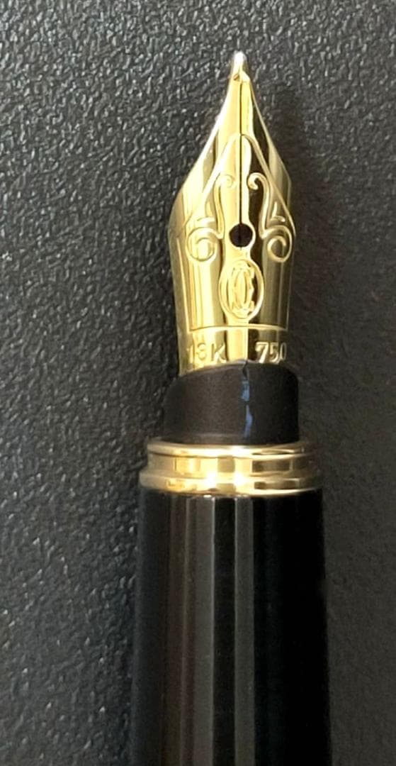 Cartier カルティエ ディアボロ ドゥ ペン先”18K-750”刻印 万年筆