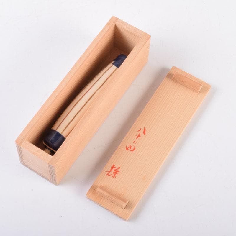 茶道具 栗田焼 岡田佳山作 傘香合 共箱 V 8468