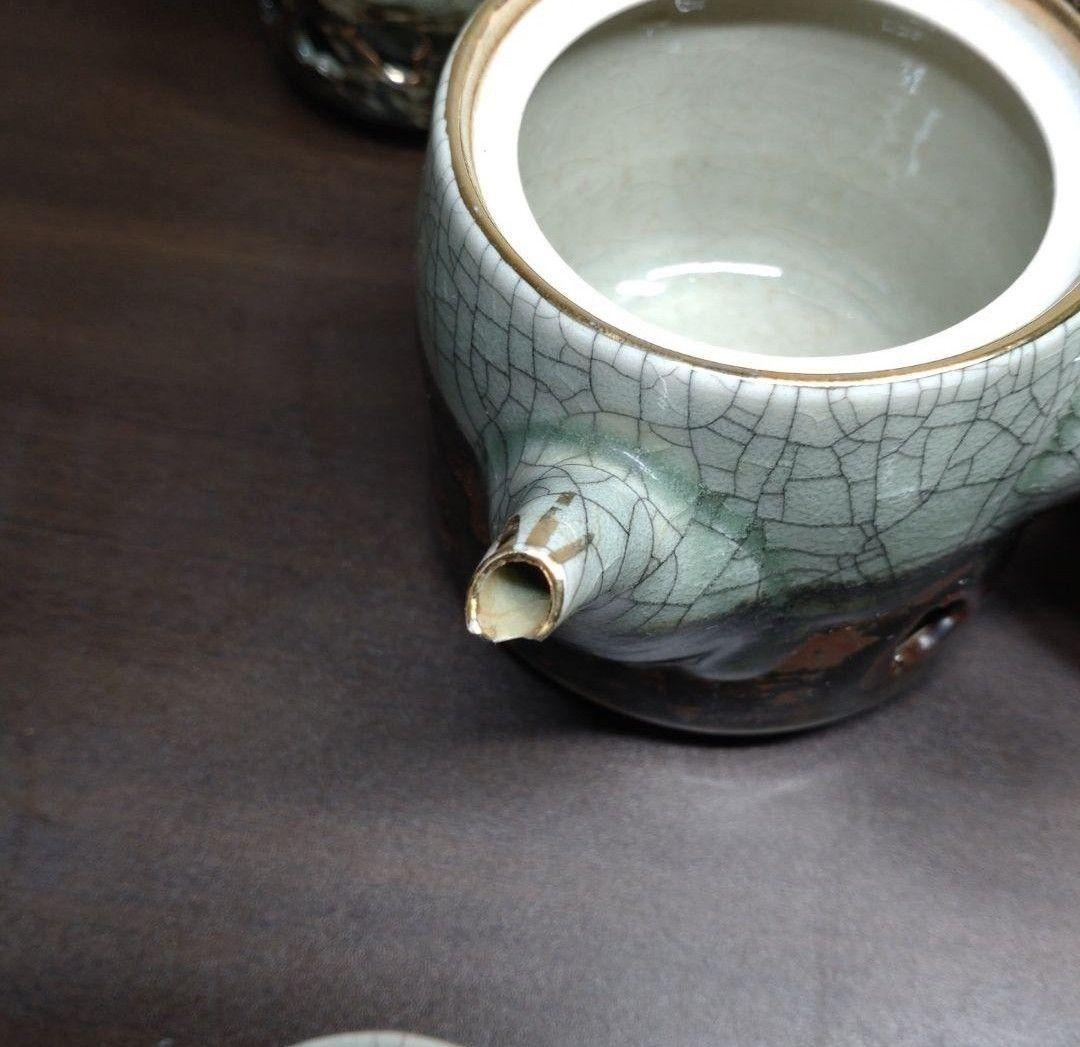 相馬焼 湯呑・急須 等 18点セット