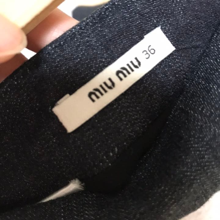 ミュウミュウ レース スカート