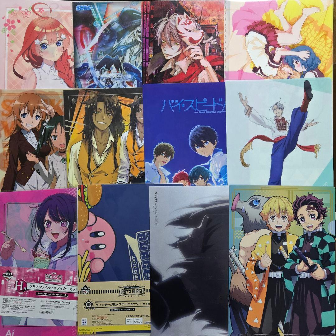 アニメグッズ キャラクターグッズ クリアファイル まとめ売り 200枚以上