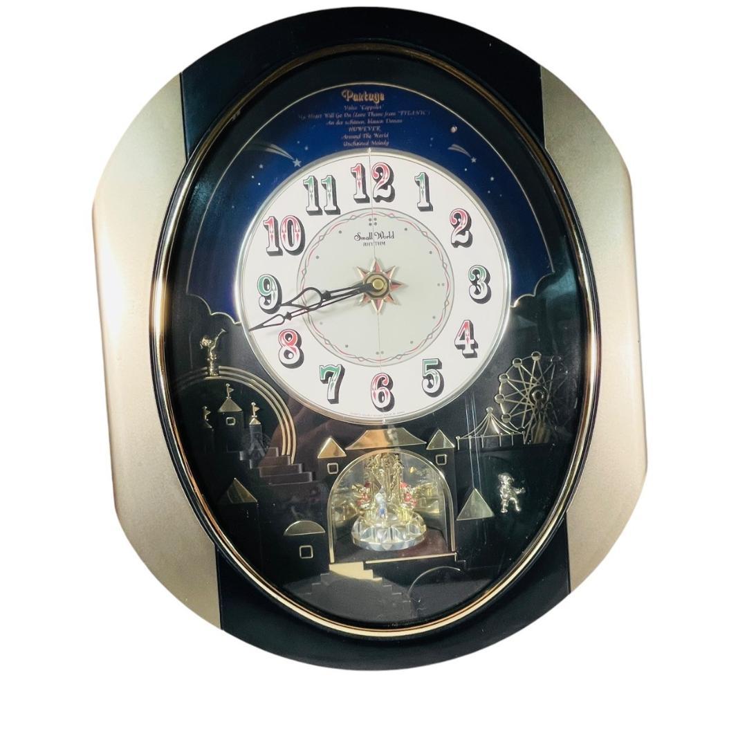 レトロ スモールワールド 4MH751RH リズム時計 からくり時計 - メルカリ