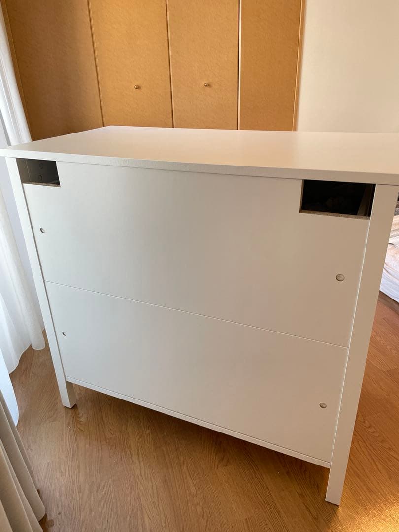 廃盤超美品 IKEA コッパン KOPPANG 3段チェスト 木製 ホワイト