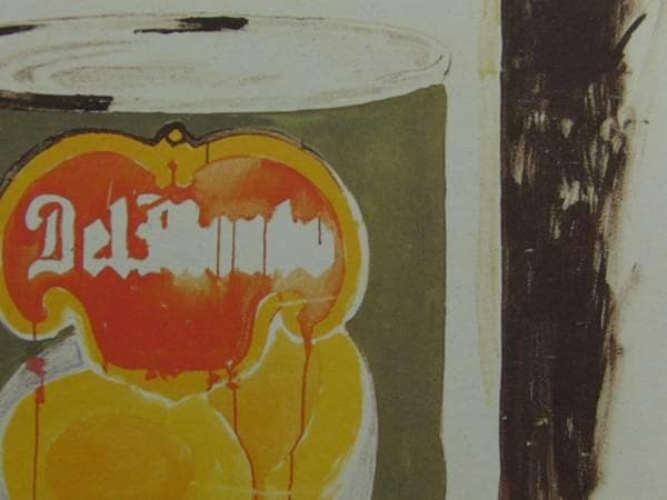 WARHOL、Peach Halves、希少画集画、新品額装付