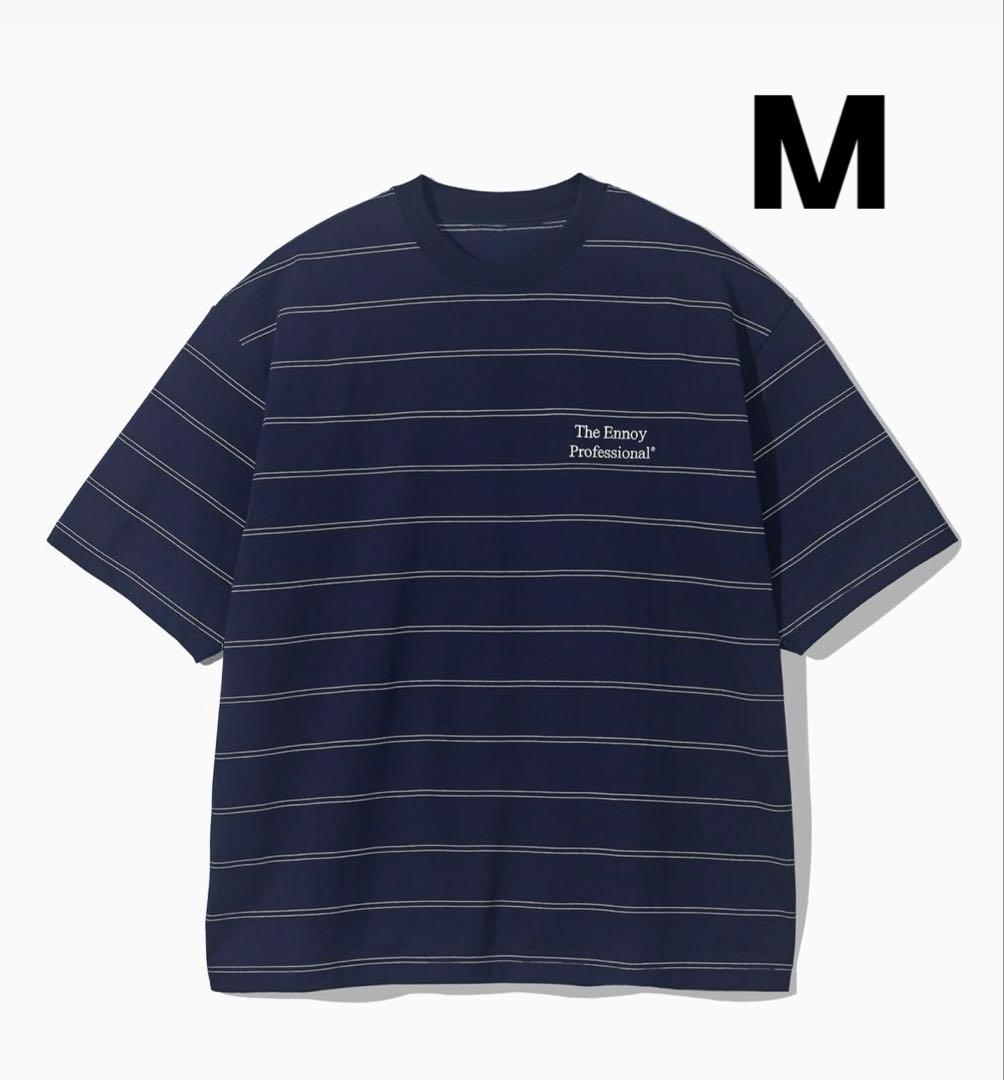 M Ennoy Panel Border Tee ネイビー Tシャツ エンノイ