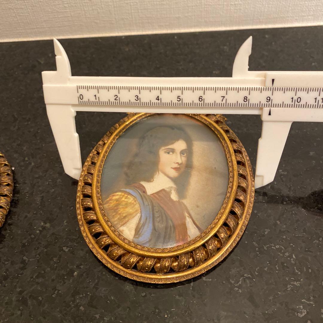 【蔵出し♡海外】人物画 ミニチュア　4作