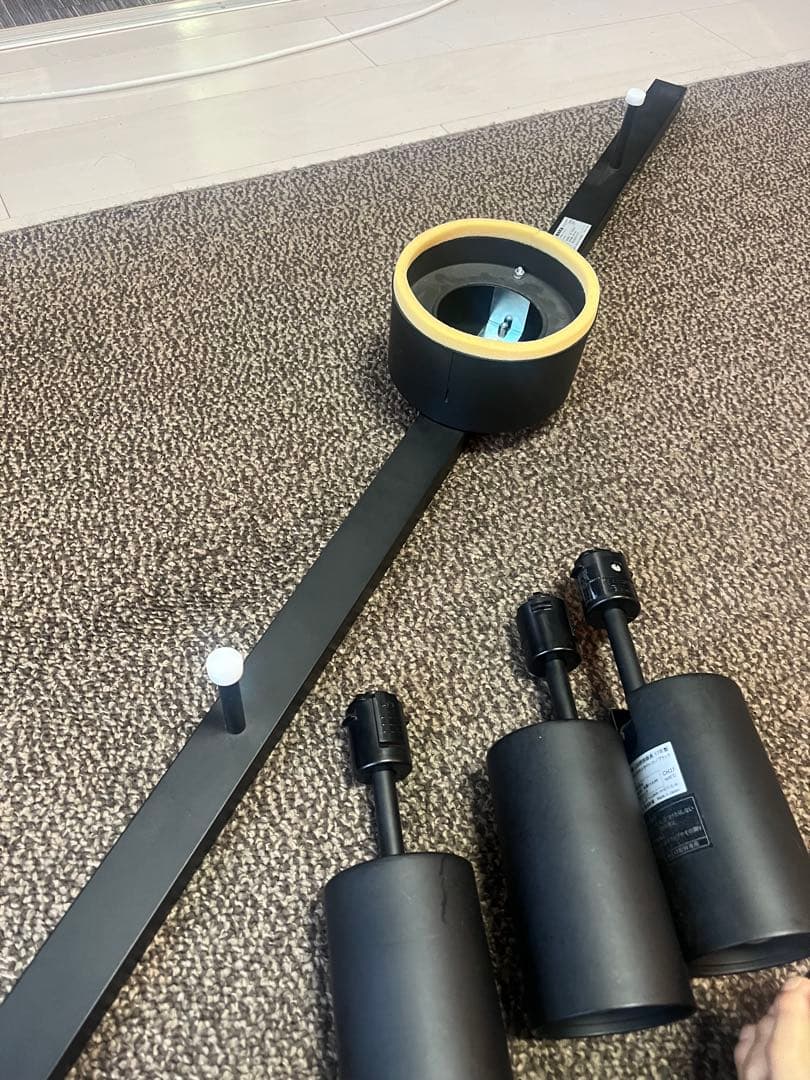 無印良品 システムライト本体（ブラック）＋LEDスポットライト大