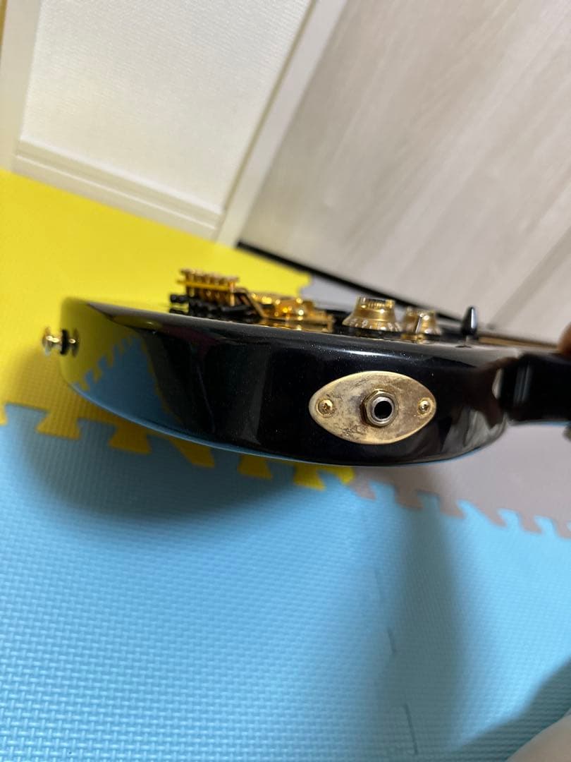 エレキギター ブラック 24フレット ハムバッカー