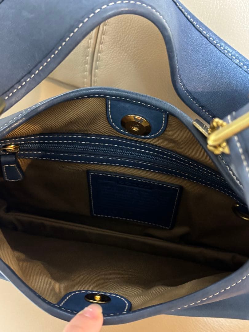 【希少色】COACH　ショルダーバッグ ワンショルダー レザー ベルト 9340