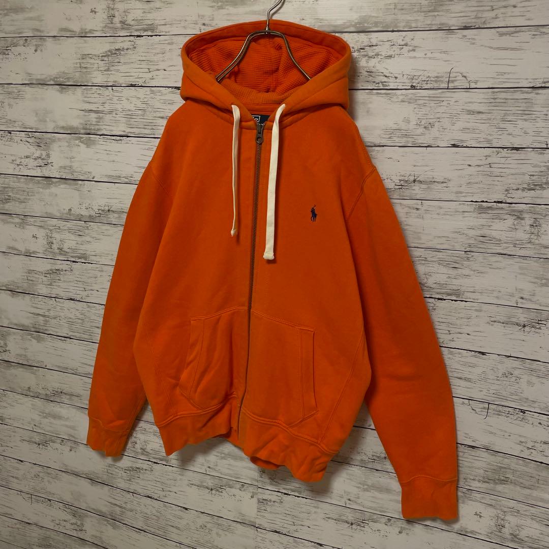881【入手困難】ポロバイラルフローレン♤刺繍ロゴ　希少　パーカー　即完売品
