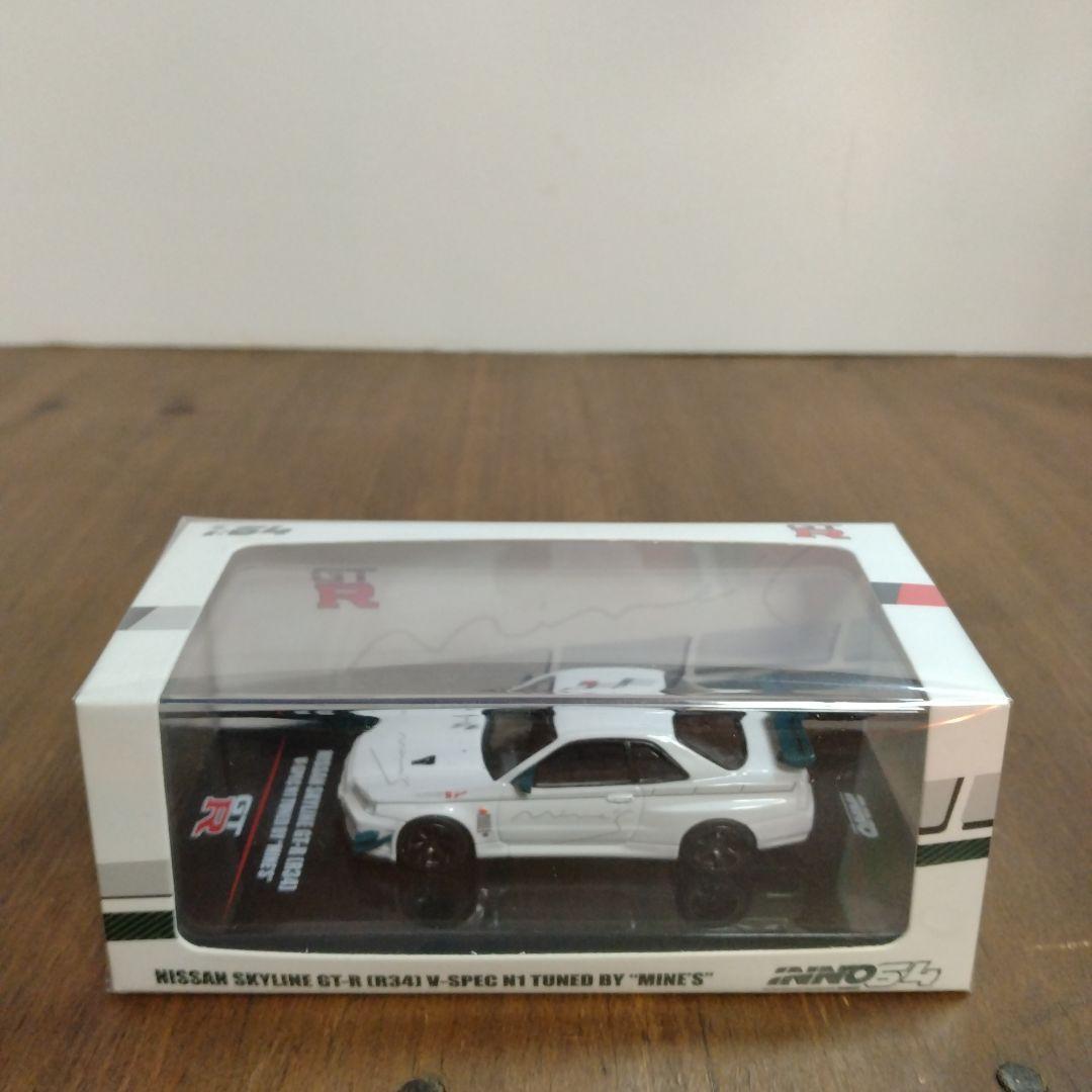 イノモデル　Inno64 GT-R R34 V-SPEC ミニカー