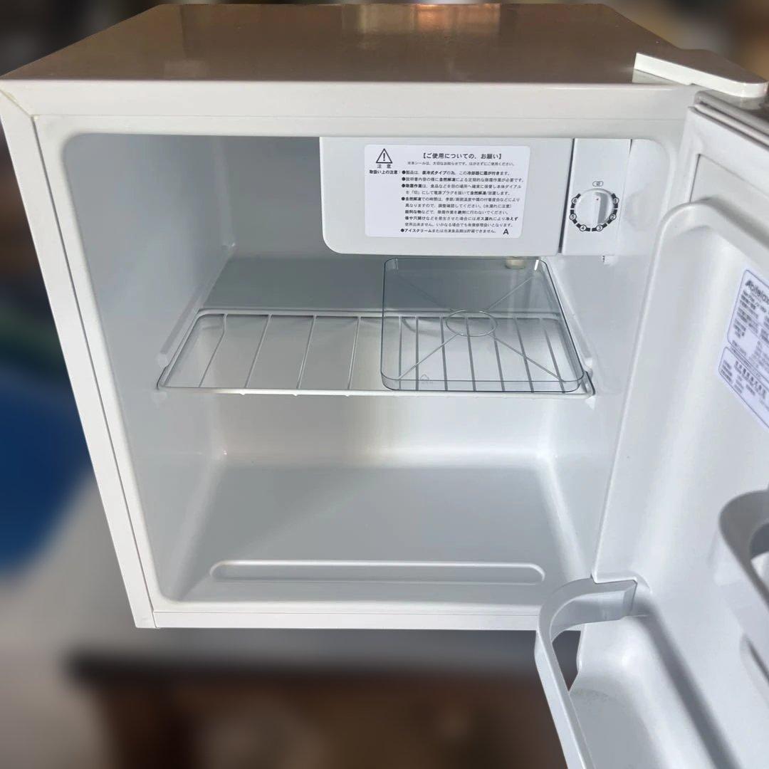 美品 Abitelax AR 515E 冷蔵庫 1ドア 2018年製 モダンな市松デザイン 竹