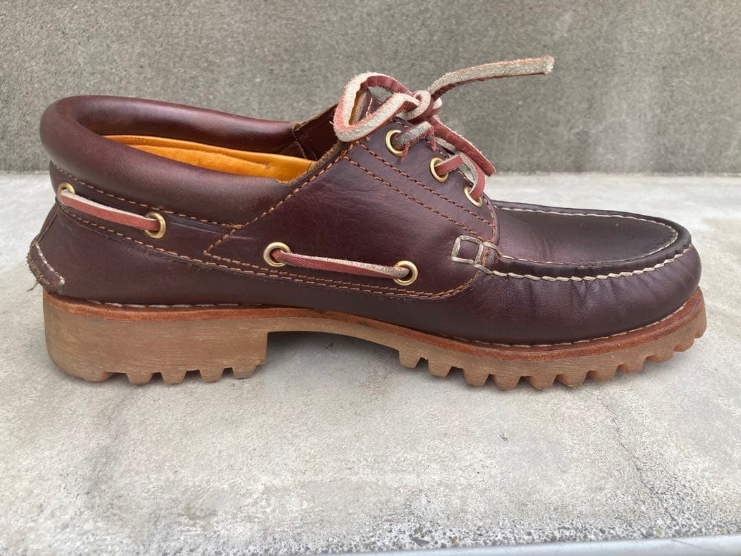 【美品】Timberland 3-Eye Classic Lug ブラウン