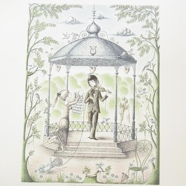 レイモン・ペイネ「ヴァランスのキオスク」 リトグラフ 直筆サイン入り