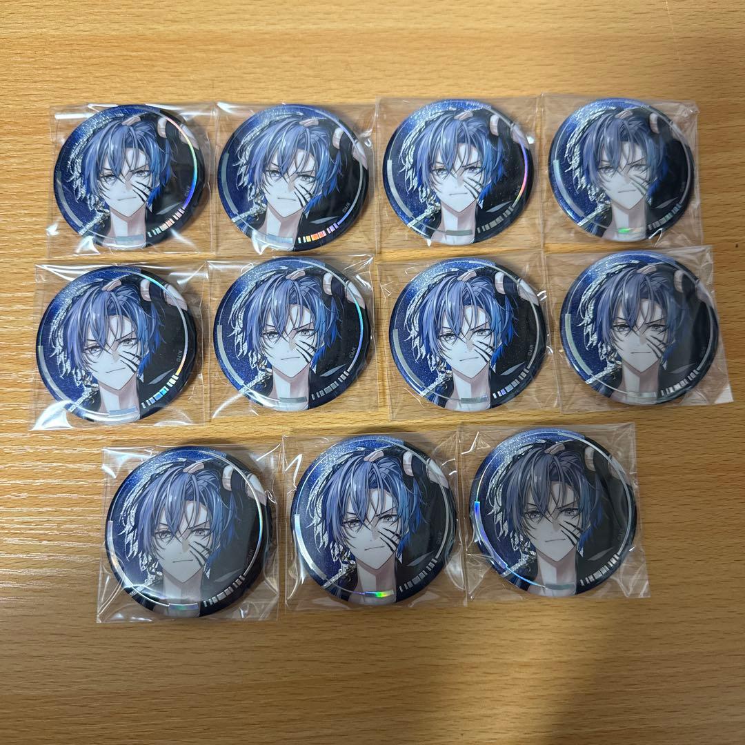 にじさんじ ぎゃうるふ 缶バッジ 小柳ロウ うるふver. 等身 まとめ売り