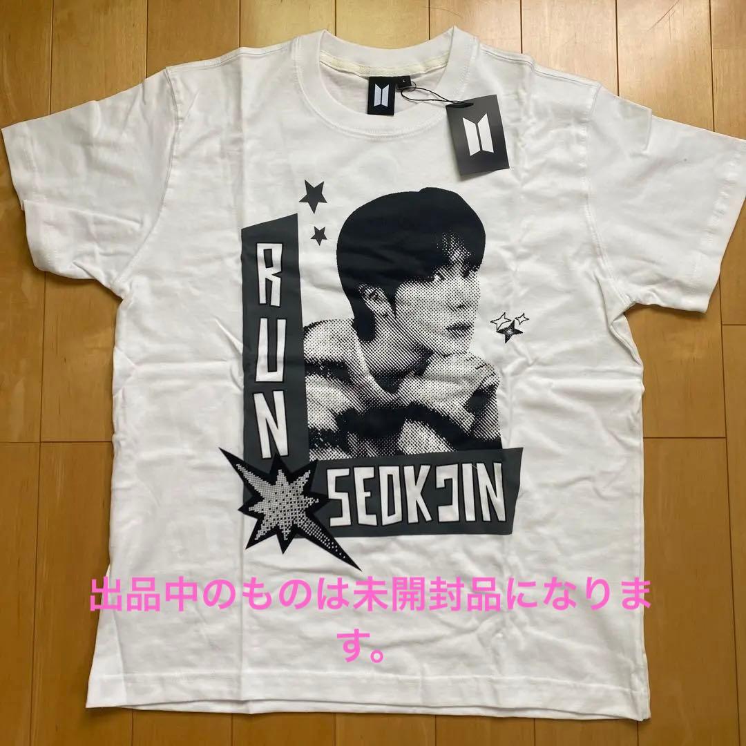 RUN SEOKJIN Tシャツ ホワイト　Lサイズ