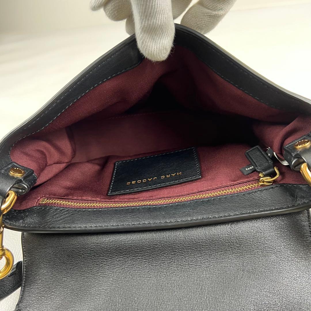 【美品✨2way】マークジェイコブス ショルダーバッグ NOHO 本革 ブラック