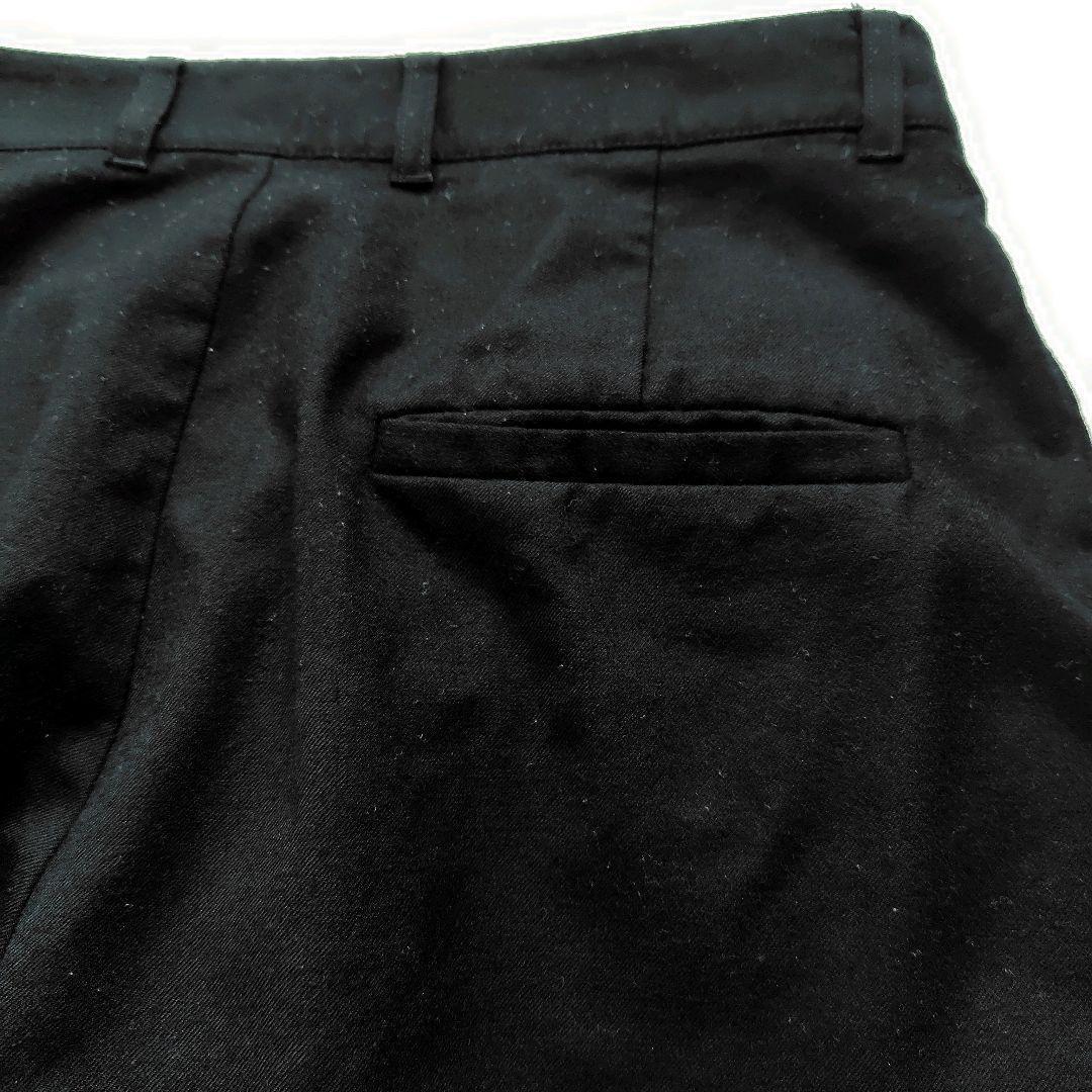 ヴィヴィアンウエストウッドマン 変形 リブ切り替えサルエルパンツ黒 L