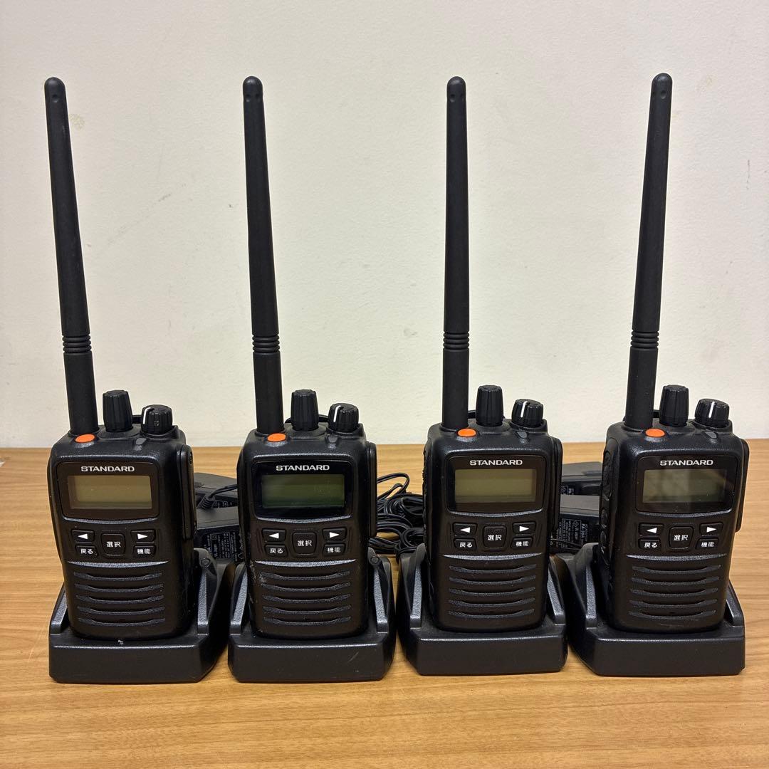スタンダード VXD450U デジタル簡易無線機 免許局 4台セット 現状品