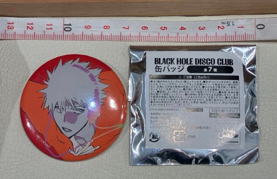 BLEACH BHDC DISCO ファンクラブ缶バッジ7種セット　ブリーチ