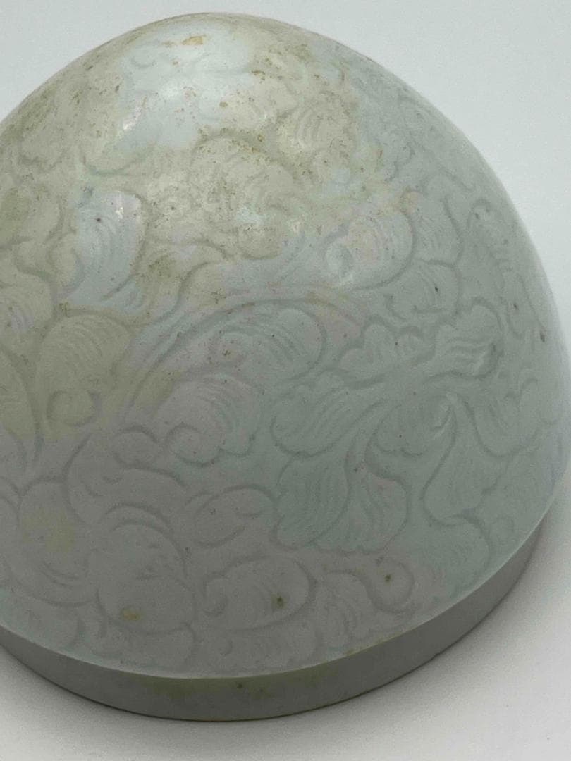 宋時代 湖田窯 鳥食罐 鳥餌壺 影青 茶道具 唐物 古物