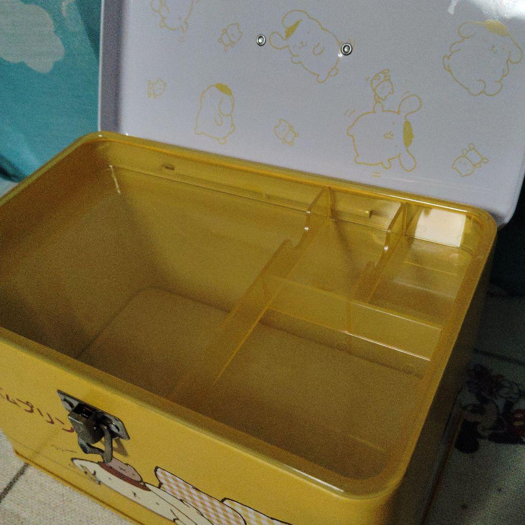 ポムポムプリン ケース 小物入れ レトロ　缶