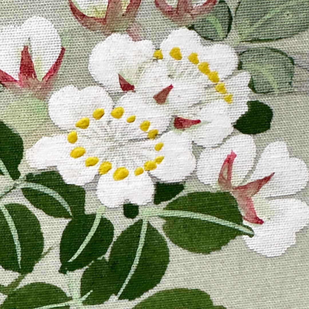 2126様感謝‼️掛軸「茨香魚之圖」神挙作　絹本肉筆　署名落款　桐箱入り