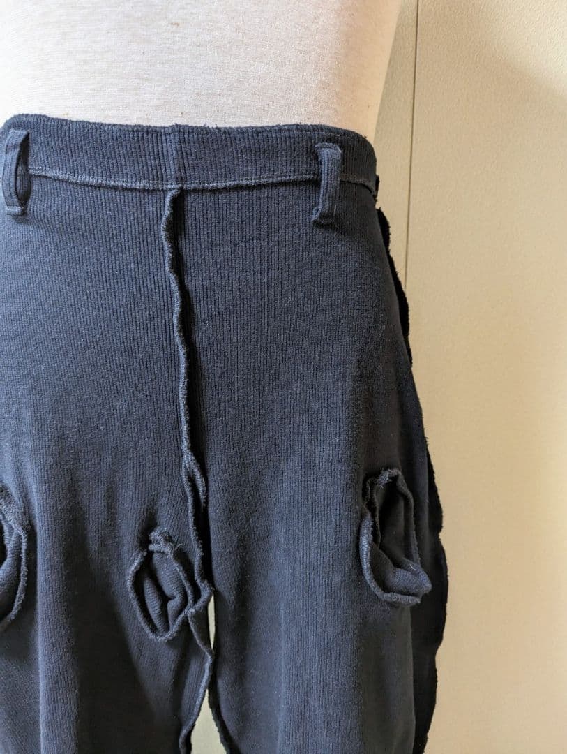 クリストファーネメス christophernemth 立体裁断リブニットパンツ