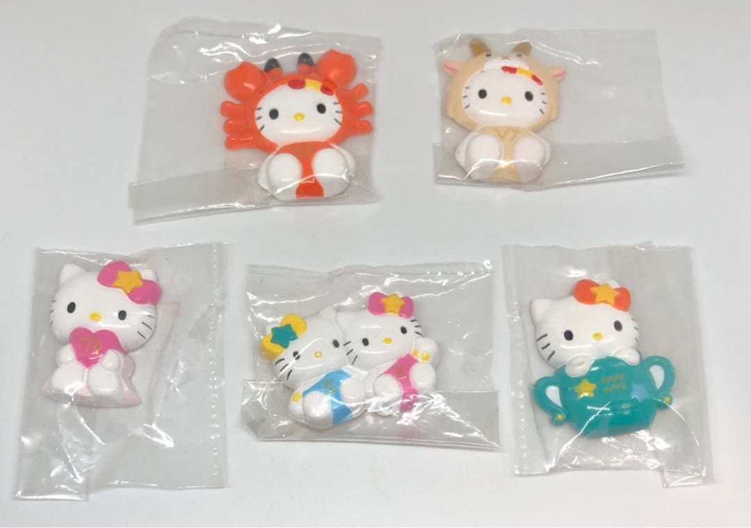 ☆激レア☆未開封☆ サンリオ ハローキティ星座 マグネット 5点セット レトロ ☆激レア☆未開封☆ サンリオ ハローキティ星座 マグネット 5点セット