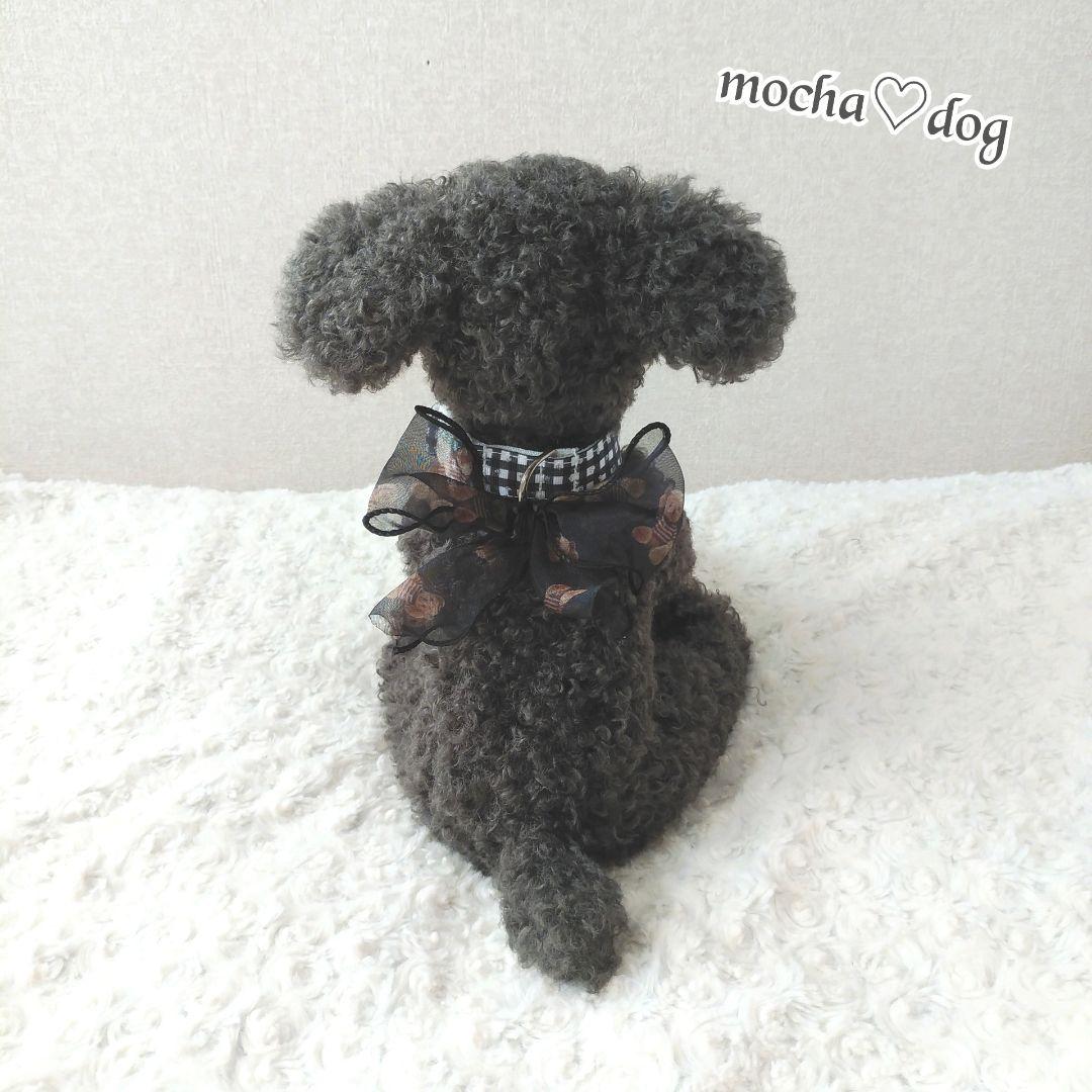mocha♡dog ＊ プードル(シルバー)☆ぬいぐるみわんこ teddy 犬