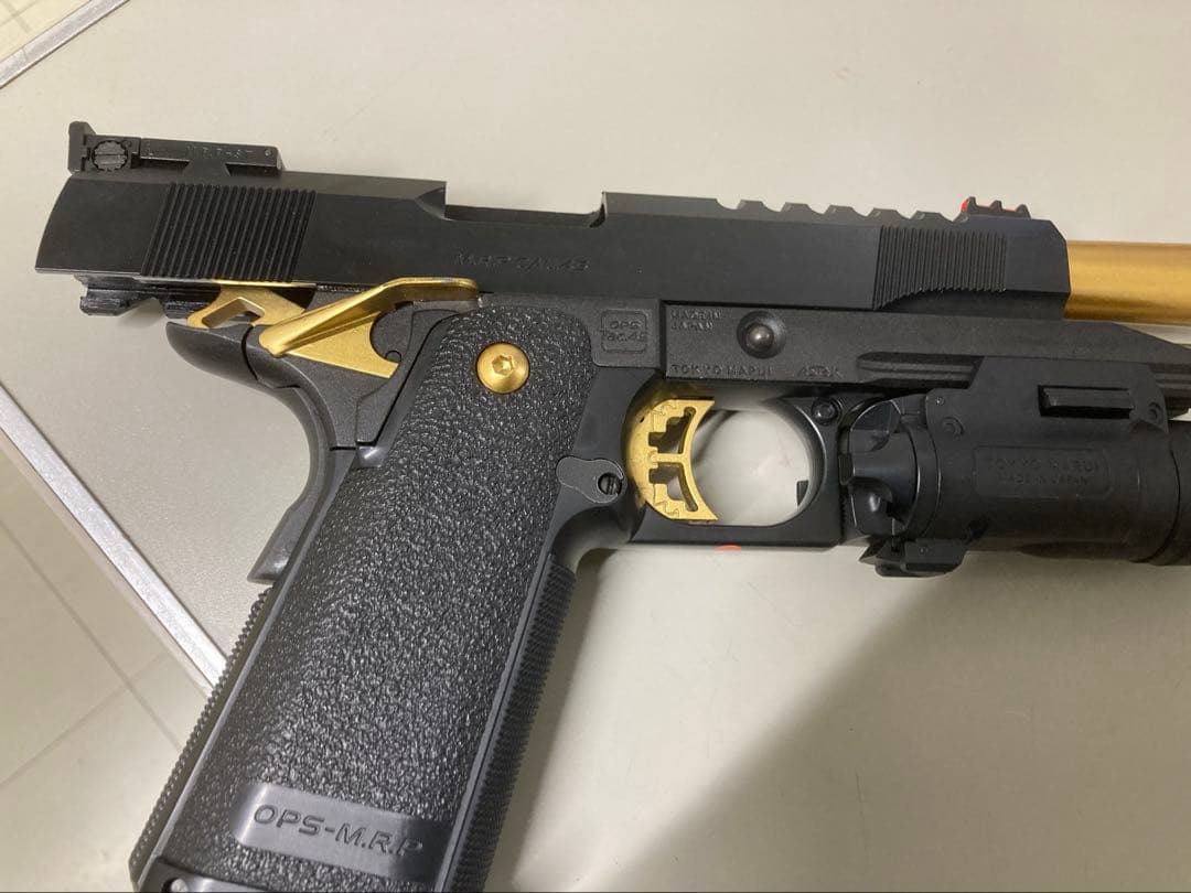 Kaz ハイキャパ5.1 ゴールドマッチ ガスブローバック ➕オマケ