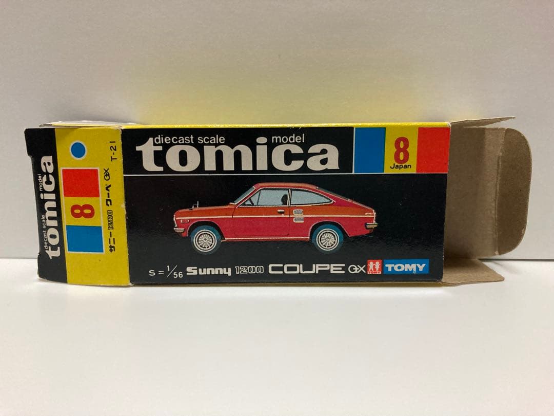 トミカ　日本製　サニー　1200 クーペ　GX 1Aホイール