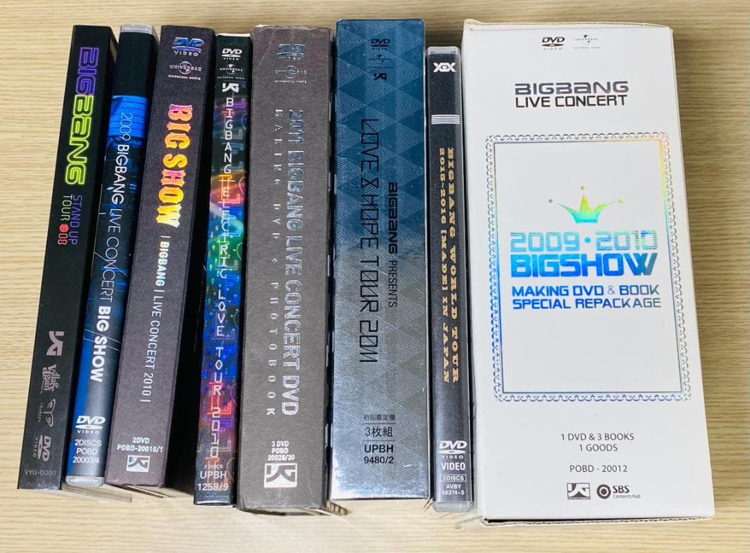 BIGBANG ライブ DVD ブルーレイ 10枚 まとめ売りセット 初回盤