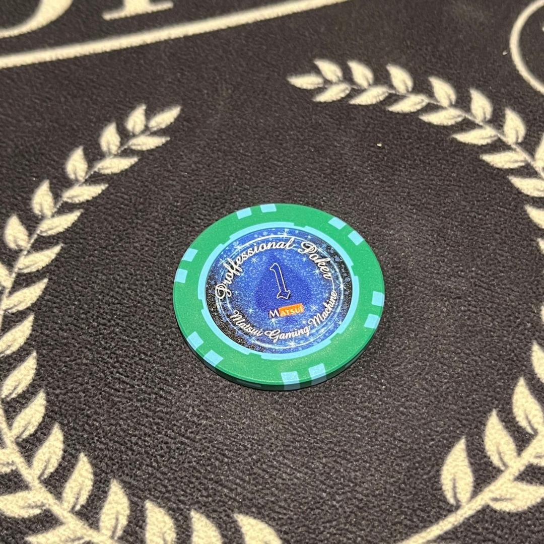 02 MGM社正規品 カジノチップ 100枚 ポーカーチップ バカラ H26年 02 MGM