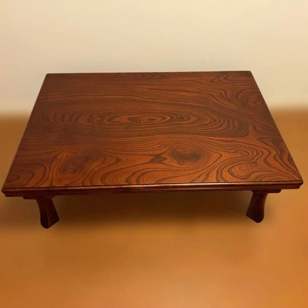 昭和レトロ アンティーク 木製 折りたたみ テーブル ちゃぶ台 折り畳み